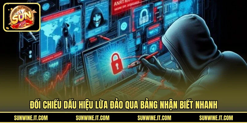 Đối chiếu dấu hiệu lừa đảo qua bảng nhận biết nhanh