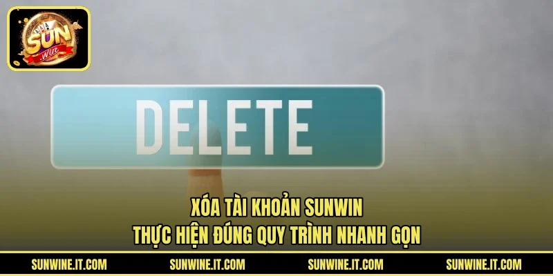 Xóa tài khoản